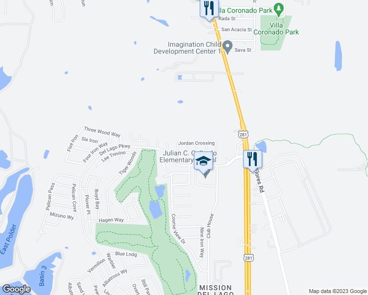 map of restaurants, bars, coffee shops, grocery stores, and more near 12107 Chi Chis Cove in San Antonio