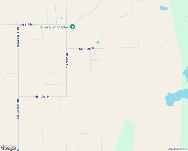 map of restaurants, bars, coffee shops, grocery stores, and more near 4954 Northeast 110th Street in Anthony