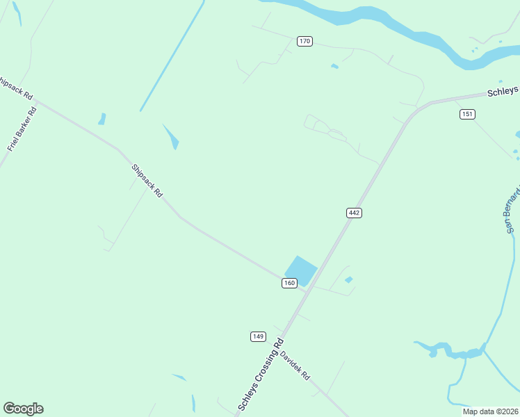 map of restaurants, bars, coffee shops, grocery stores, and more near 11861 County Road 160 in Boling-Iago