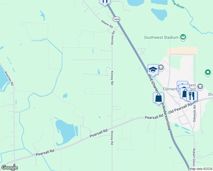 map of restaurants, bars, coffee shops, grocery stores, and more near 11706 Kinney Road in Atascosa