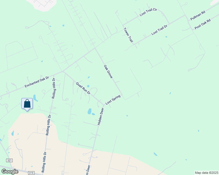 map of restaurants, bars, coffee shops, grocery stores, and more near 216 Oak Grove in La Vernia