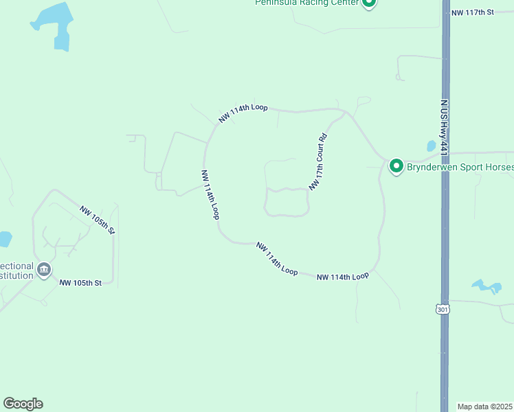 map of restaurants, bars, coffee shops, grocery stores, and more near 1989 Northwest 111th Loop in Ocala