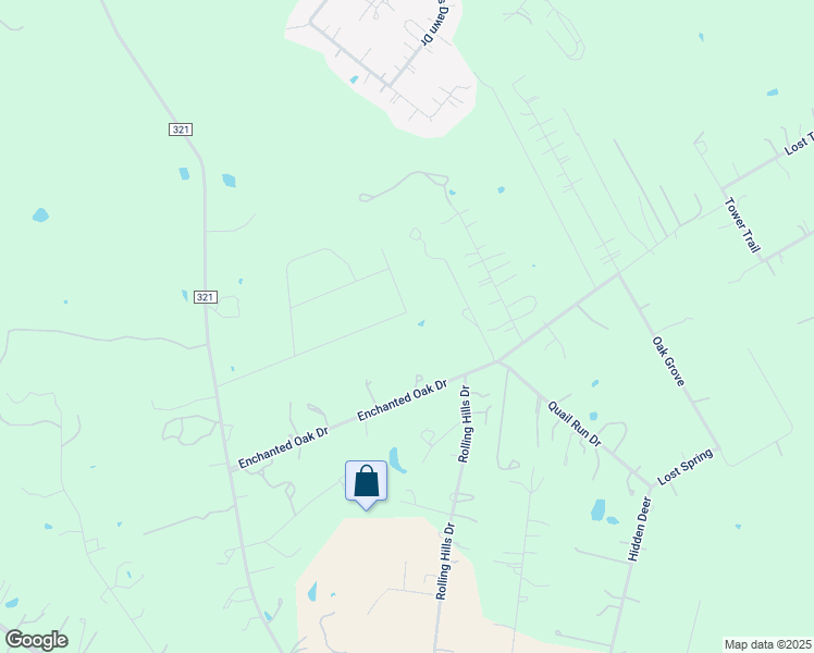map of restaurants, bars, coffee shops, grocery stores, and more near 515 Enchanted Oak Drive in La Vernia
