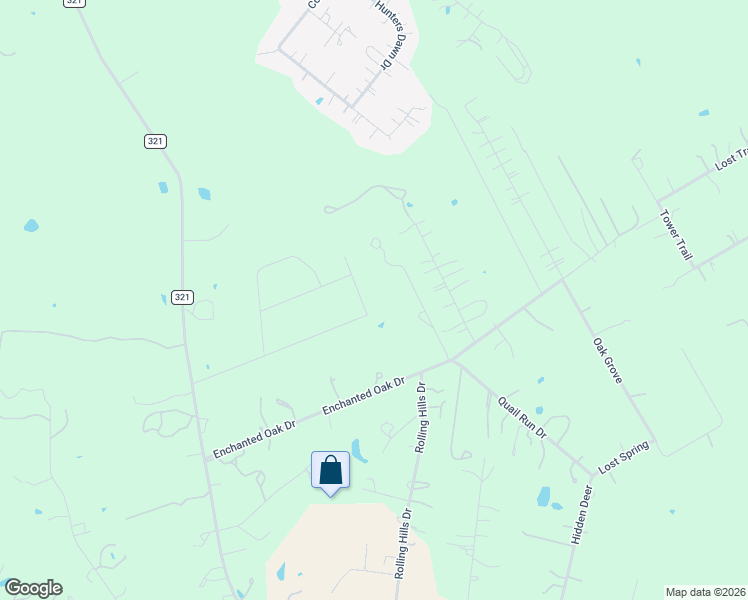 map of restaurants, bars, coffee shops, grocery stores, and more near 519 Enchanted Oak Drive in La Vernia