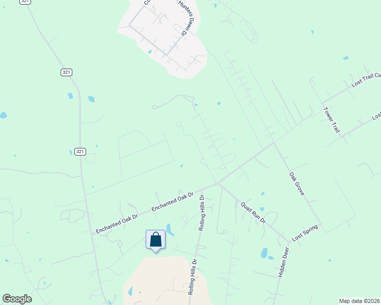 map of restaurants, bars, coffee shops, grocery stores, and more near 519 Enchanted Oak Drive in La Vernia