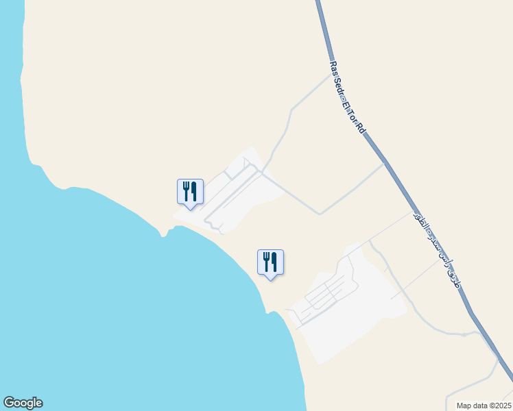 map of restaurants, bars, coffee shops, grocery stores, and more near in Ras Sidr