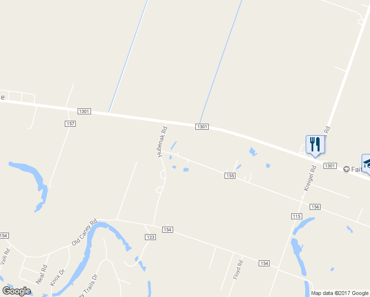 map of restaurants, bars, coffee shops, grocery stores, and more near 4403 County Road 155 in Wharton