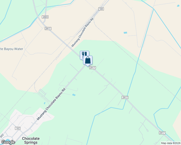 map of restaurants, bars, coffee shops, grocery stores, and more near 2856 Farm to Market 2917 in Alvin