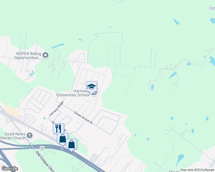 map of restaurants, bars, coffee shops, grocery stores, and more near 5620 Higdon Road in San Antonio