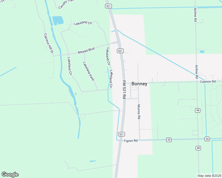 map of restaurants, bars, coffee shops, grocery stores, and more near 1239 Lakeland Circle in Rosharon