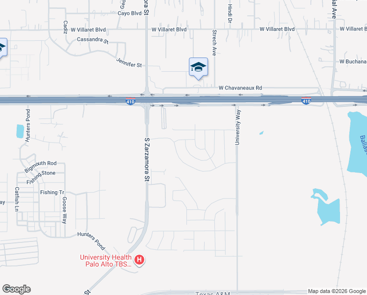 map of restaurants, bars, coffee shops, grocery stores, and more near 10084 South Zarzamora in San Antonio