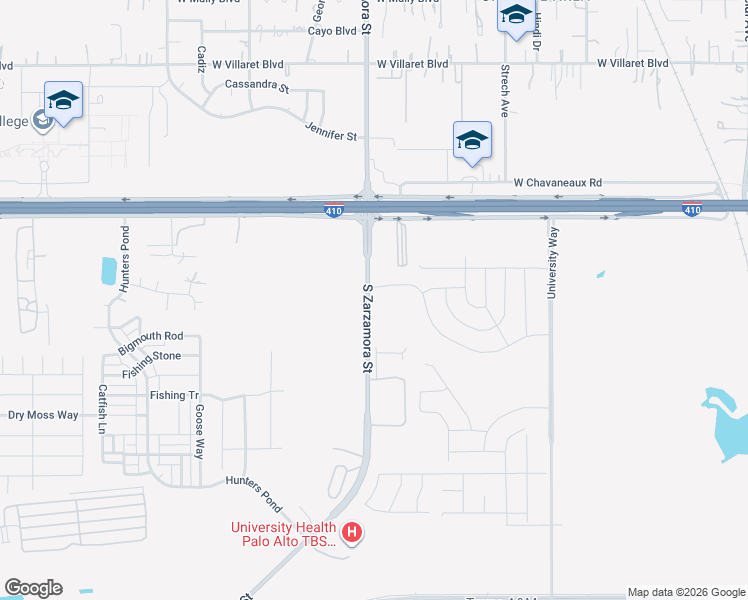 map of restaurants, bars, coffee shops, grocery stores, and more near 10084 South Zarzamora Street in San Antonio