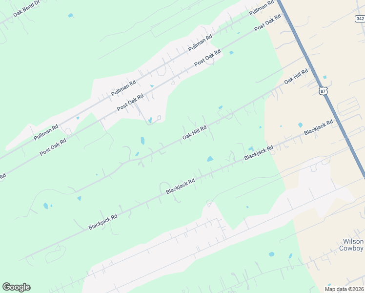 map of restaurants, bars, coffee shops, grocery stores, and more near 149 Oak Hill Road in La Vernia