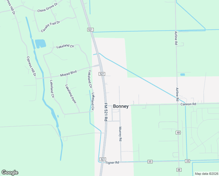 map of restaurants, bars, coffee shops, grocery stores, and more near 18727 FM 521 Road in Rosharon