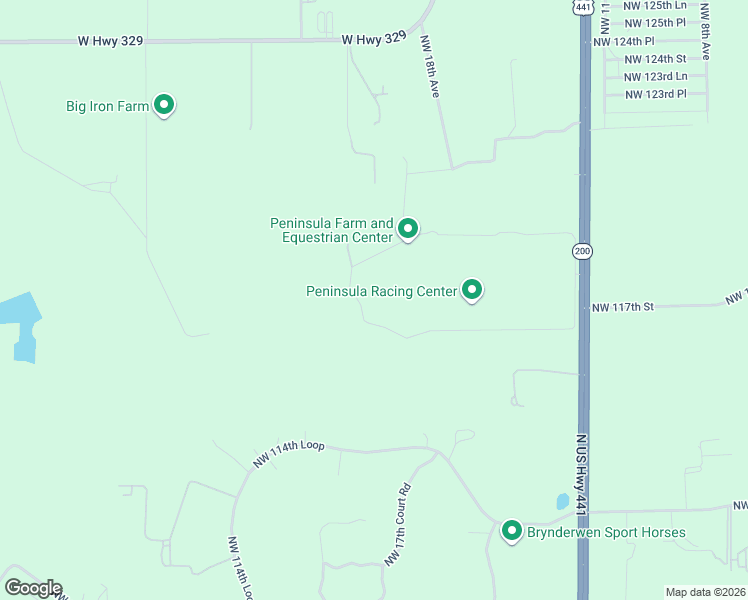 map of restaurants, bars, coffee shops, grocery stores, and more near 12020 North Us Highway 441 in Citra