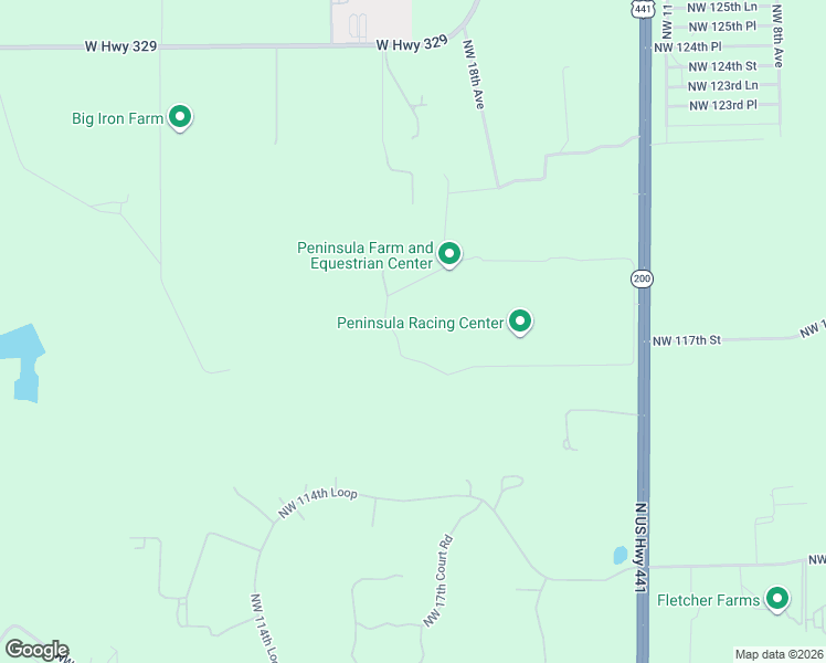 map of restaurants, bars, coffee shops, grocery stores, and more near 12020 North Us Highway 441 in Citra