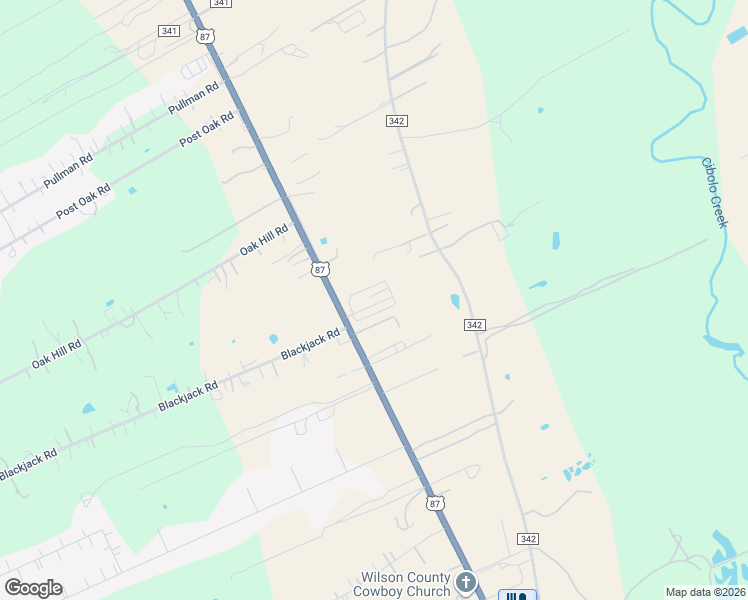 map of restaurants, bars, coffee shops, grocery stores, and more near 32 Sunny Loop in La Vernia