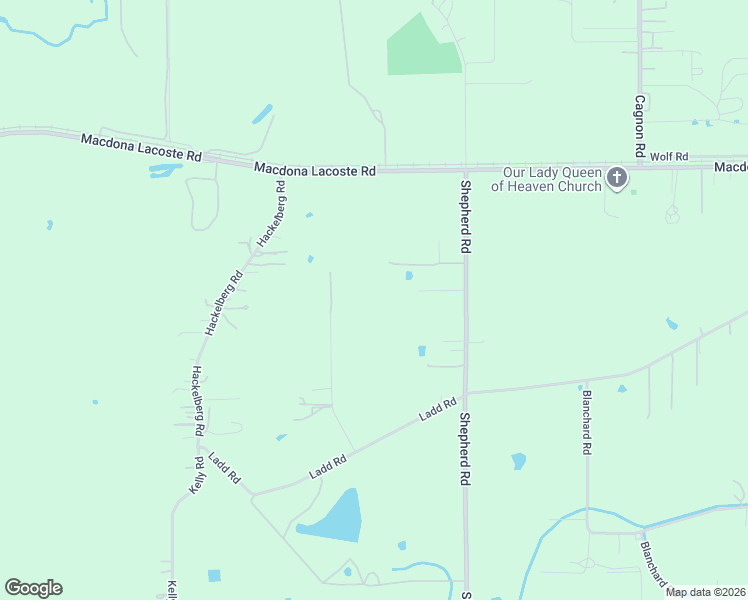map of restaurants, bars, coffee shops, grocery stores, and more near 10085 Shepherd Road in Atascosa