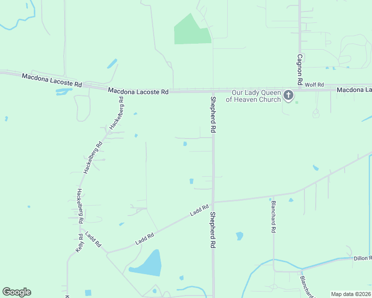 map of restaurants, bars, coffee shops, grocery stores, and more near 10085 Shepherd Road in Atascosa