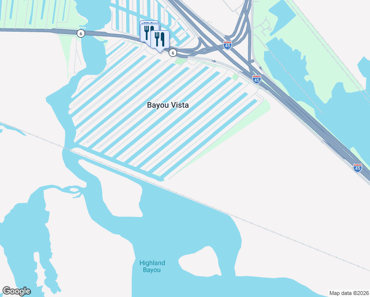 map of restaurants, bars, coffee shops, grocery stores, and more near 1172 Sailfish Street in Hitchcock