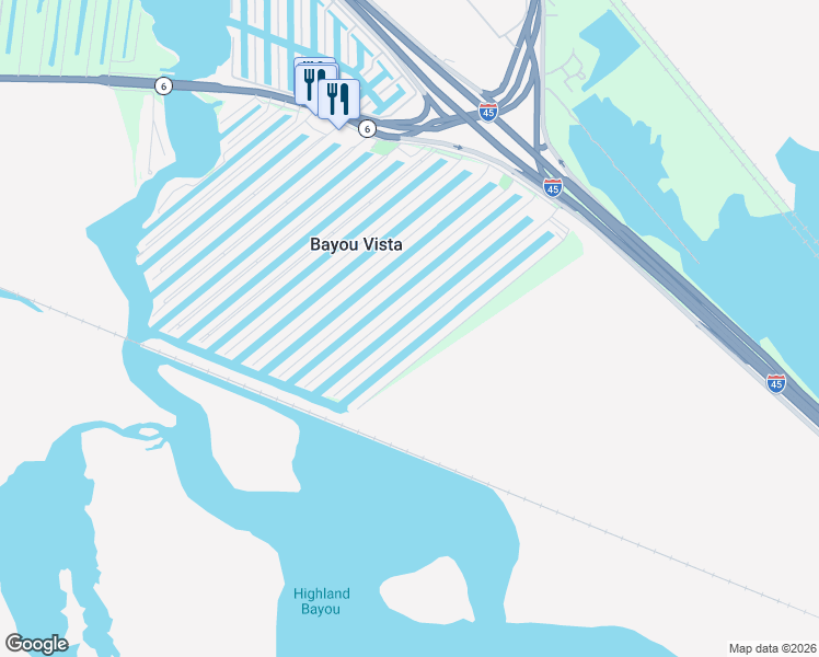 map of restaurants, bars, coffee shops, grocery stores, and more near 1172 Sailfish Street in Hitchcock