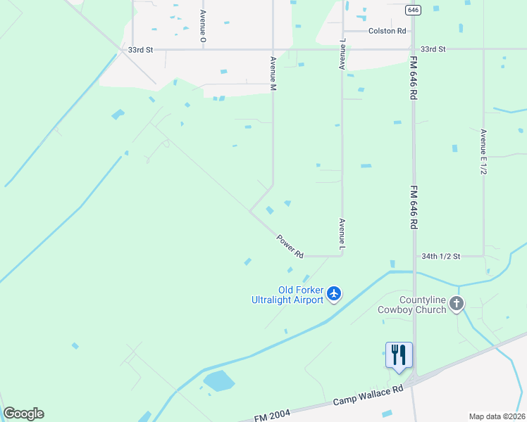 map of restaurants, bars, coffee shops, grocery stores, and more near 8703 Power Road in Santa Fe