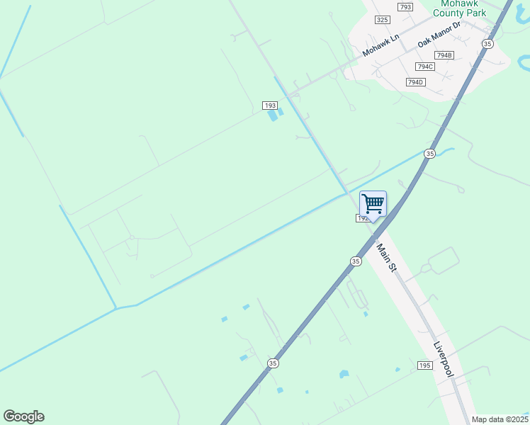 map of restaurants, bars, coffee shops, grocery stores, and more near 8609 Los Robles Avenue in Alvin