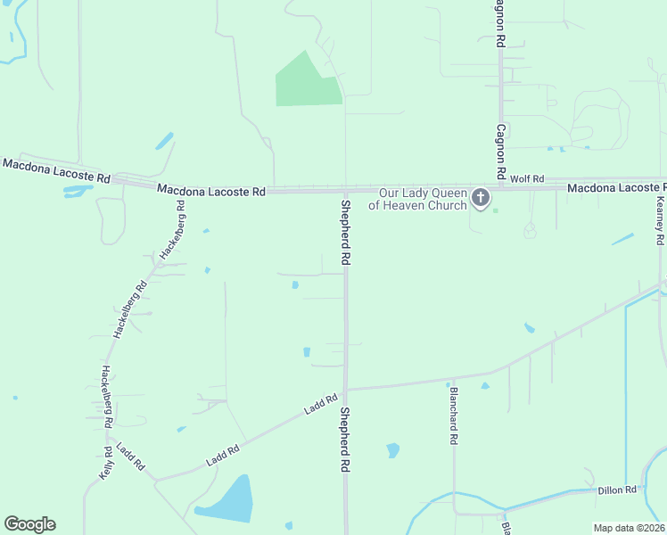 map of restaurants, bars, coffee shops, grocery stores, and more near 10025 Shepherd Road in Atascosa