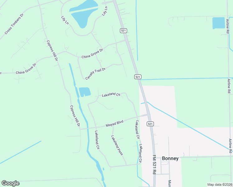 map of restaurants, bars, coffee shops, grocery stores, and more near 350 Lakeland Circle in Rosharon