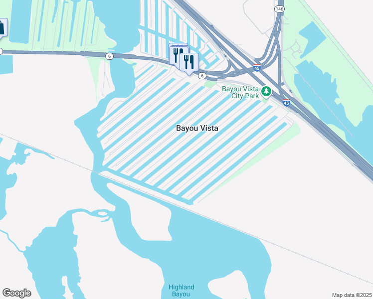 map of restaurants, bars, coffee shops, grocery stores, and more near 756 Marlin Street in Hitchcock