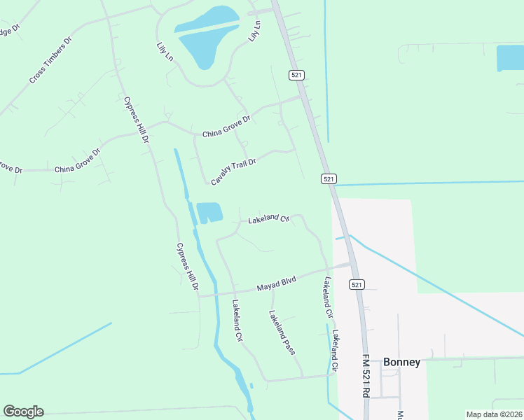 map of restaurants, bars, coffee shops, grocery stores, and more near 18003 Kaden Court in Rosharon