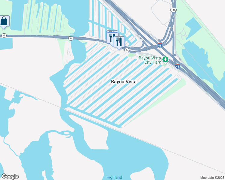 map of restaurants, bars, coffee shops, grocery stores, and more near 756 Marlin Street in Hitchcock