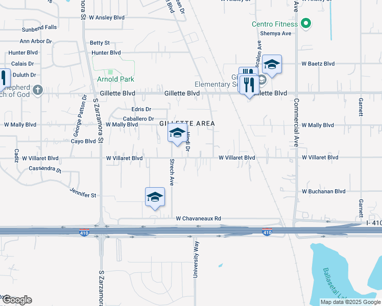 map of restaurants, bars, coffee shops, grocery stores, and more near 9422 Wobaker Circle in San Antonio
