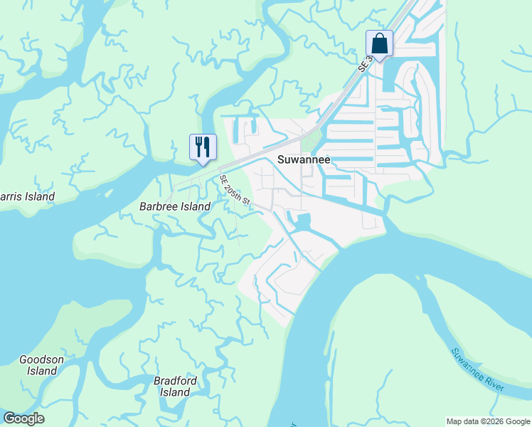 map of restaurants, bars, coffee shops, grocery stores, and more near 210 Southeast 205th Street in Old Town