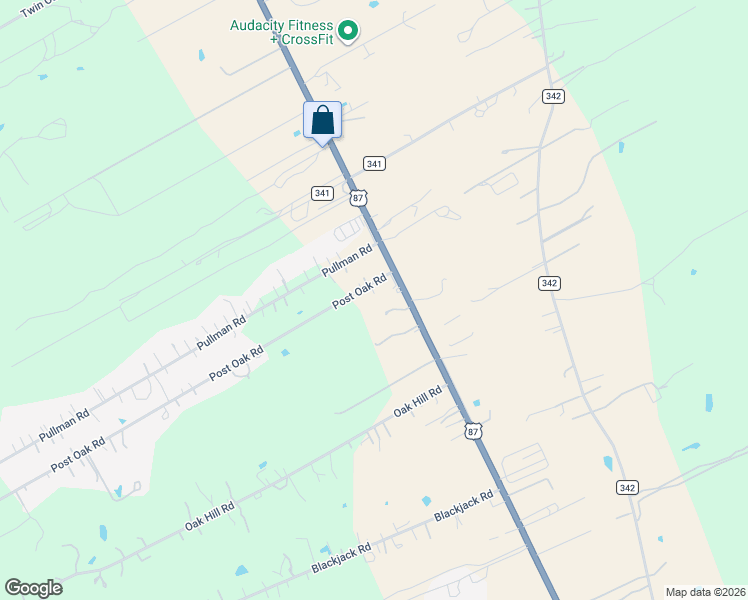 map of restaurants, bars, coffee shops, grocery stores, and more near 10785 U.S. 87 in La Vernia