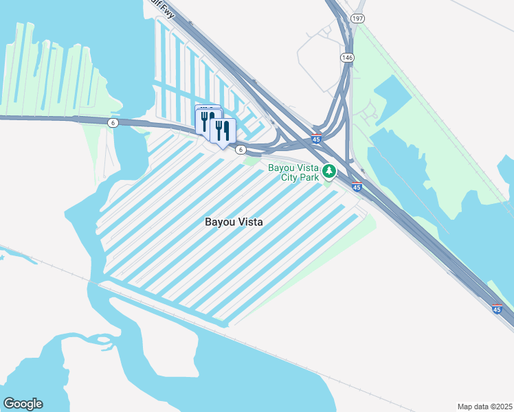 map of restaurants, bars, coffee shops, grocery stores, and more near 806 Marlin Street in Hitchcock