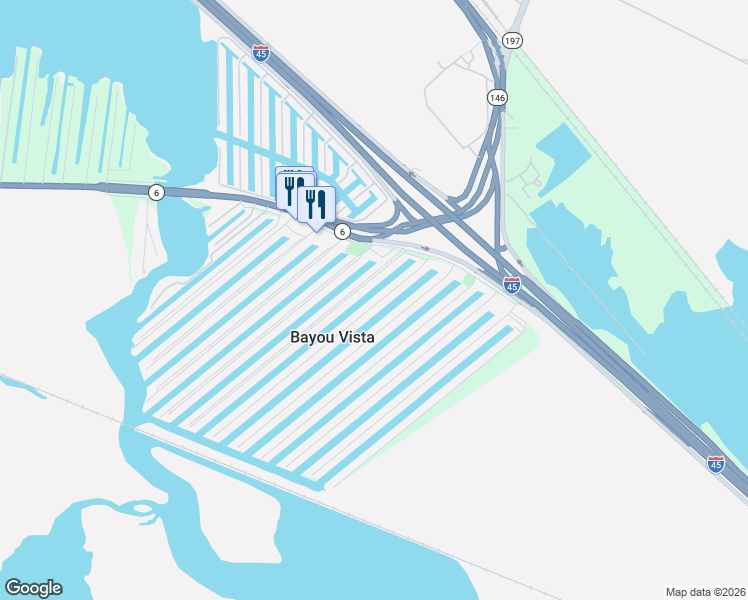 map of restaurants, bars, coffee shops, grocery stores, and more near 576 Warsaw Drive in Hitchcock