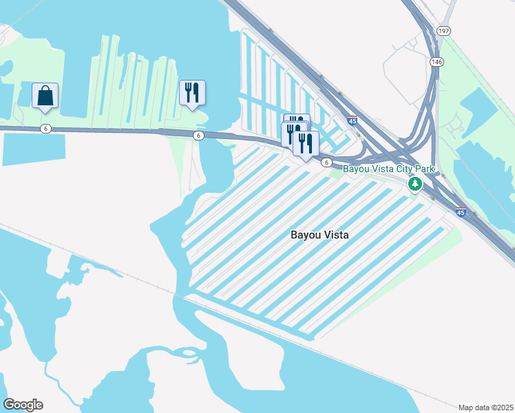 map of restaurants, bars, coffee shops, grocery stores, and more near 126 Tarpon Street in Hitchcock