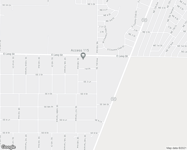 map of restaurants, bars, coffee shops, grocery stores, and more near Southeast 150th Avenue in Williston