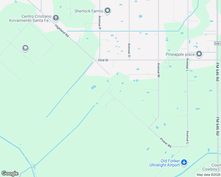 map of restaurants, bars, coffee shops, grocery stores, and more near 8223 Power Road in Santa Fe