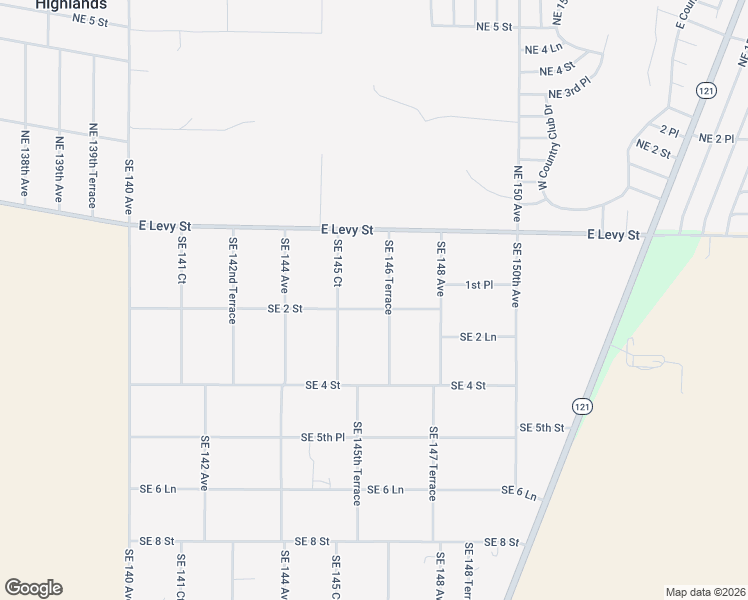 map of restaurants, bars, coffee shops, grocery stores, and more near 70 Southeast 146 Terrace in Williston