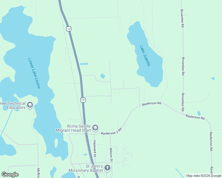 map of restaurants, bars, coffee shops, grocery stores, and more near 390 Steele Road in Seville