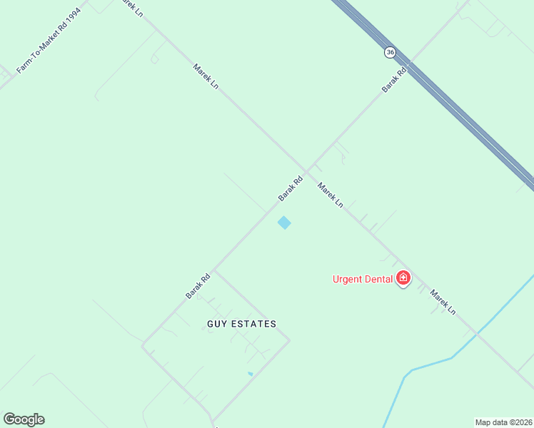 map of restaurants, bars, coffee shops, grocery stores, and more near 13707 Barek Rd in Fort Bend