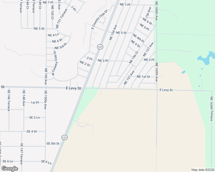 map of restaurants, bars, coffee shops, grocery stores, and more near Northeast 155 Court in Williston