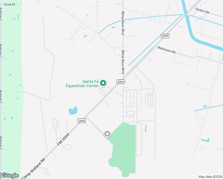 map of restaurants, bars, coffee shops, grocery stores, and more near 7602 Avenue D in Hitchcock