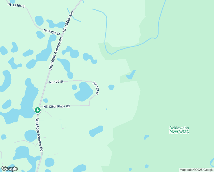 map of restaurants, bars, coffee shops, grocery stores, and more near 14981 Northeast 126th Place Road in Fort McCoy