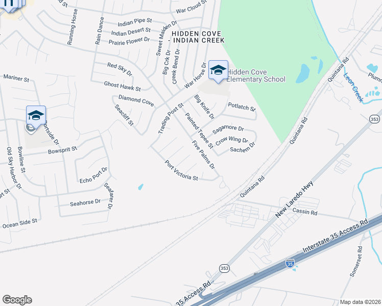 map of restaurants, bars, coffee shops, grocery stores, and more near 9215 Five Palms Drive in San Antonio