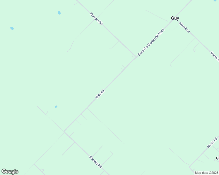 map of restaurants, bars, coffee shops, grocery stores, and more near 14152 Vrlla Road in Guy