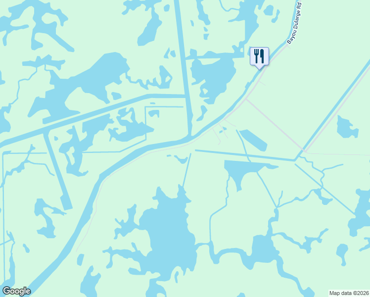 map of restaurants, bars, coffee shops, grocery stores, and more near 3282 Bayou Dularge Road in Terrebonne Parish