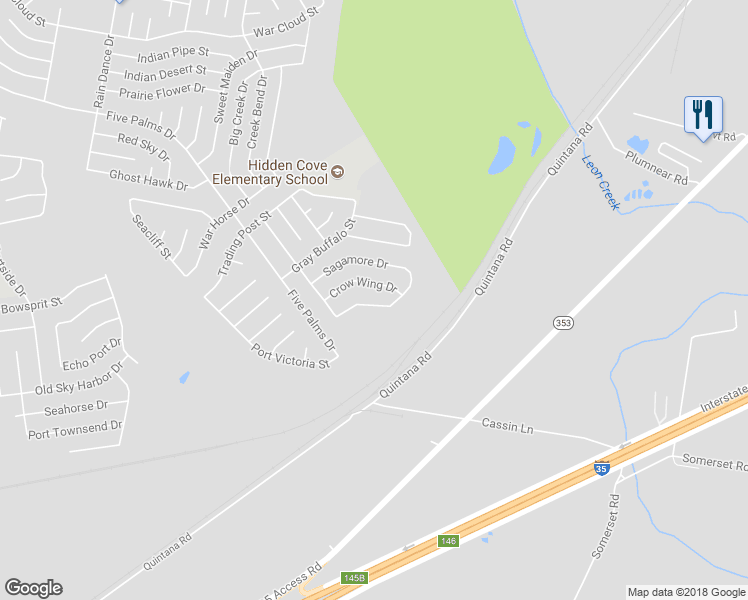 map of restaurants, bars, coffee shops, grocery stores, and more near 5235 Sachem Drive in San Antonio